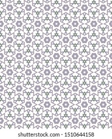 Seamless geometric ornamental vector pattern. Abstract background