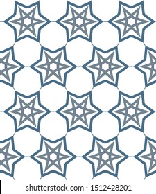 Seamless geometric ornamental vector pattern. Abstract background