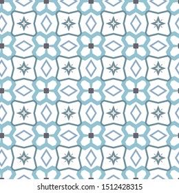 Seamless geometric ornamental vector pattern. Abstract background