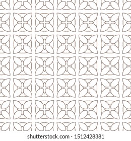 Seamless geometric ornamental vector pattern. Abstract background