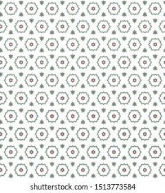 Seamless geometric ornamental vector pattern. Abstract background