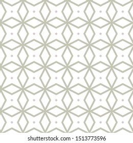 Seamless geometric ornamental vector pattern. Abstract background
