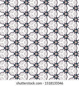 Seamless geometric ornamental vector pattern. Abstract background