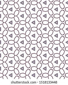 Seamless geometric ornamental vector pattern. Abstract background