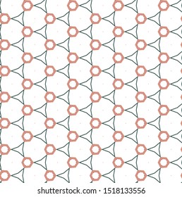 Seamless geometric ornamental vector pattern. Abstract background