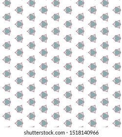 Seamless geometric ornamental vector pattern. Abstract background