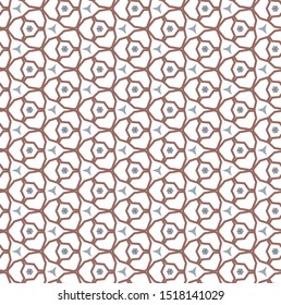 Seamless geometric ornamental vector pattern. Abstract background