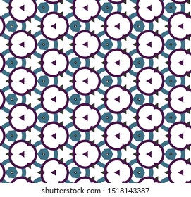 Seamless geometric ornamental vector pattern. Abstract background