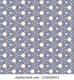 Seamless geometric ornamental vector pattern. Abstract background