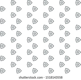 Seamless geometric ornamental vector pattern. Abstract background