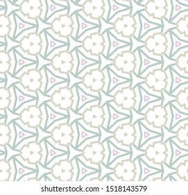 Seamless geometric ornamental vector pattern. Abstract background