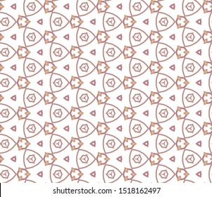 Seamless geometric ornamental vector pattern. Abstract background