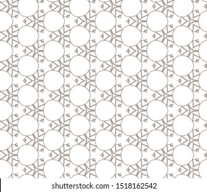 Seamless geometric ornamental vector pattern. Abstract background