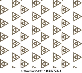 Seamless geometric ornamental vector pattern. Abstract background