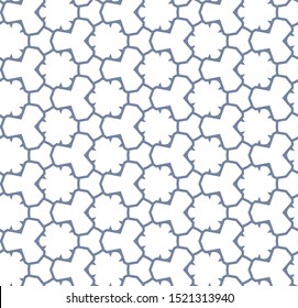 Seamless geometric ornamental vector pattern. Abstract background