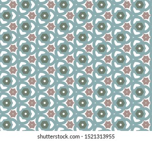 Seamless geometric ornamental vector pattern. Abstract background