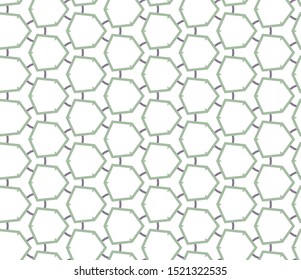Seamless geometric ornamental vector pattern. Abstract background