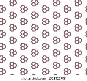 Seamless geometric ornamental vector pattern. Abstract background