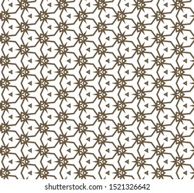 Seamless geometric ornamental vector pattern. Abstract background