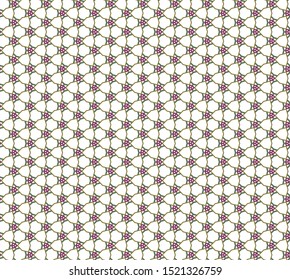 Seamless geometric ornamental vector pattern. Abstract background