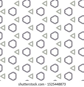 Seamless geometric ornamental vector pattern. Abstract background
