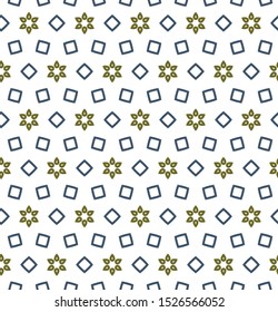 Seamless geometric ornamental vector pattern. Abstract background