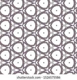 Seamless geometric ornamental vector pattern. Abstract background