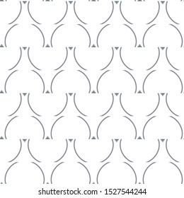 Seamless geometric ornamental vector pattern. Abstract background