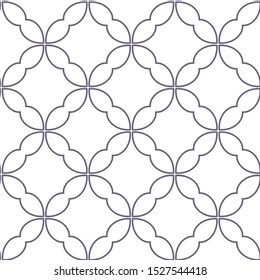 Seamless geometric ornamental vector pattern. Abstract background