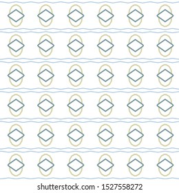 Seamless geometric ornamental vector pattern. Abstract background