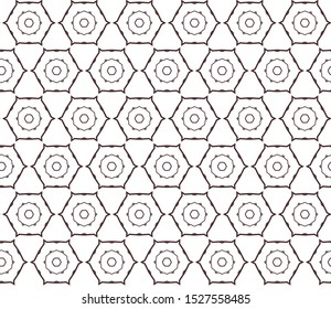 Seamless geometric ornamental vector pattern. Abstract background