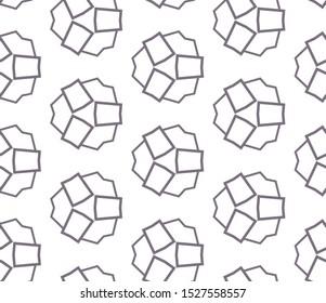 Seamless geometric ornamental vector pattern. Abstract background