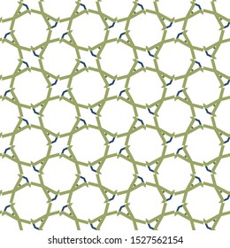 Seamless geometric ornamental vector pattern. Abstract background