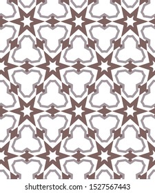 Seamless geometric ornamental vector pattern. Abstract background