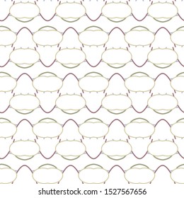Seamless geometric ornamental vector pattern. Abstract background