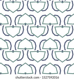 Seamless geometric ornamental vector pattern. Abstract background