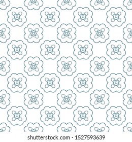 Seamless geometric ornamental vector pattern. Abstract background