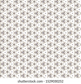 Seamless geometric ornamental vector pattern. Abstract background
