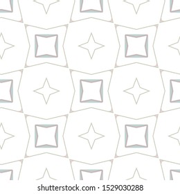 Seamless geometric ornamental vector pattern. Abstract background