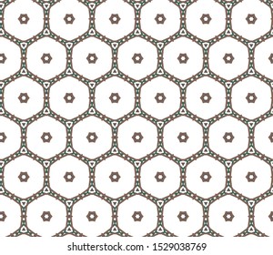 Seamless geometric ornamental vector pattern. Abstract background