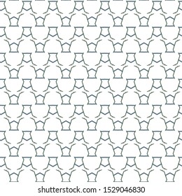 Seamless geometric ornamental vector pattern. Abstract background