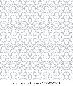Seamless geometric ornamental vector pattern. Abstract background