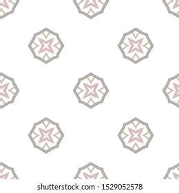 Seamless geometric ornamental vector pattern. Abstract background