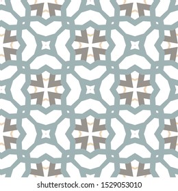 Seamless geometric ornamental vector pattern. Abstract background