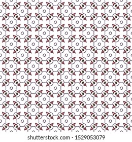 Seamless geometric ornamental vector pattern. Abstract background