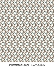 Seamless geometric ornamental vector pattern. Abstract background