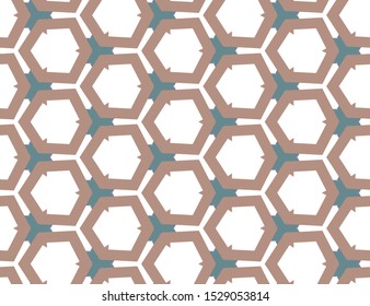 Seamless geometric ornamental vector pattern. Abstract background