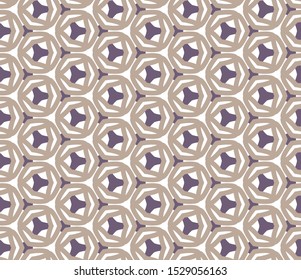 Seamless geometric ornamental vector pattern. Abstract background