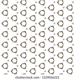 Seamless geometric ornamental vector pattern. Abstract background