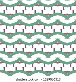Seamless geometric ornamental vector pattern. Abstract background
